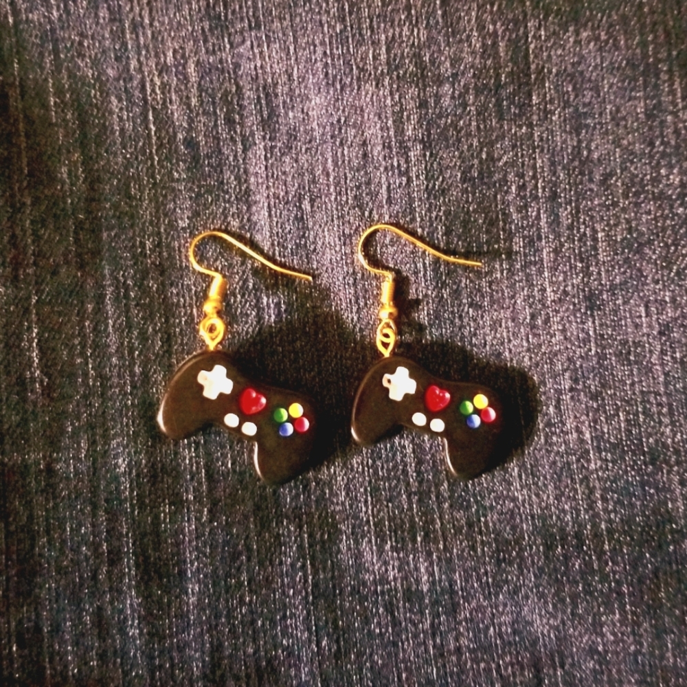 NWOT Gamer Controller Lightweight Acrylic Earrings